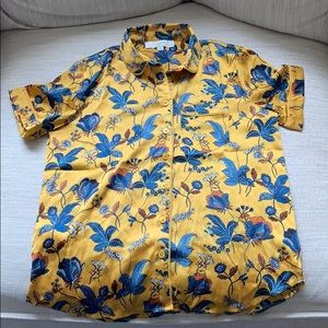 Loft Silky Paisley Pajama Top Petite